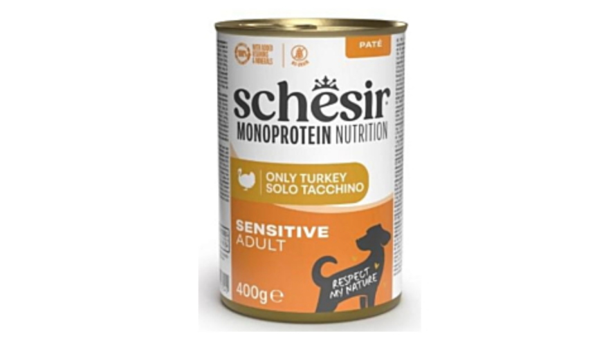 Schesir Dog Monoprotein Turkey Pate 400g