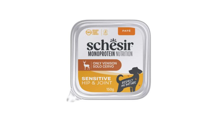 Schesir Dog Monoprotein Hip & Joint Venison Pate 150g
