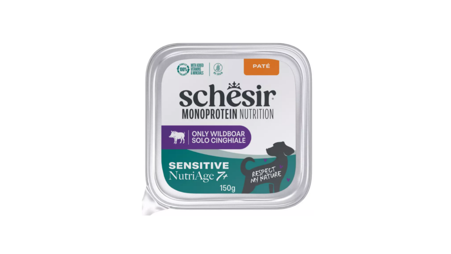 Schesir Dog Monoprotein Senior Wildboar Pate 150g