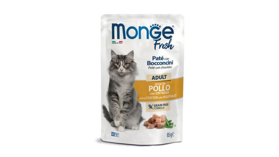 Monge Cat Fresh Adult Chicken w/Vegetables 85g