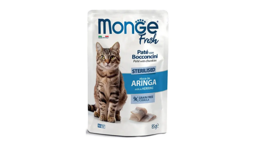 Monge Cat Fresh Sterilised Herring 85g