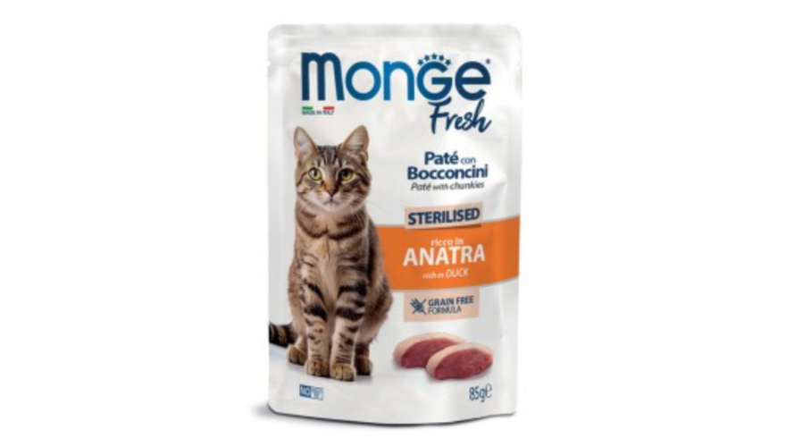 Monge Cat Fresh Sterilised Duck 85g