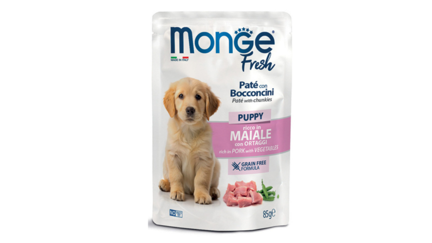 Monge Pup&Jr Fresh Pork w/Vegetables 85g